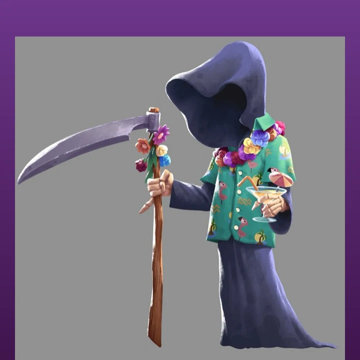 Death portrait used to identify the correct map icon