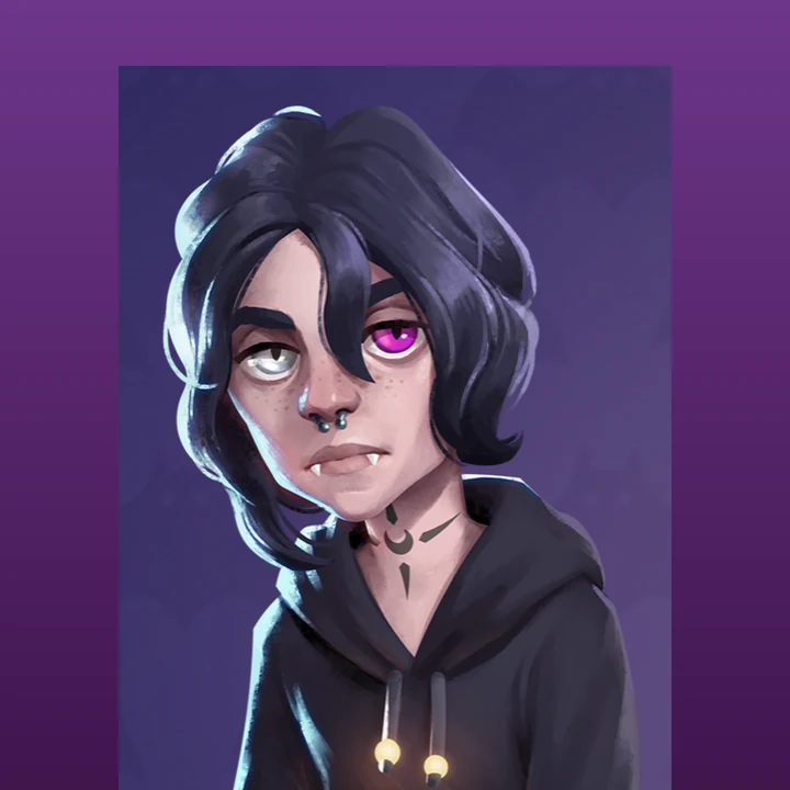Evan portrait used to identify the correct map icon