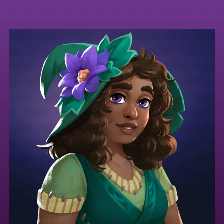 Luna portrait used to identify the correct map icon