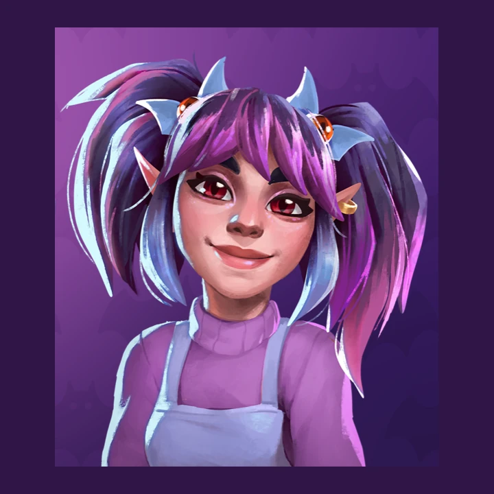 Mina official character portrait