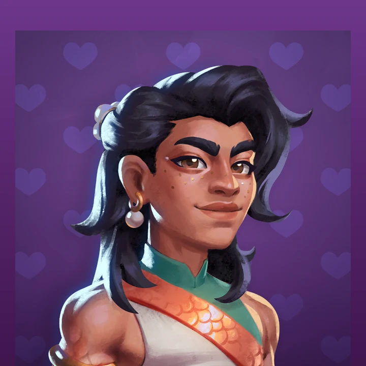 Tae portrait used to identify the correct map icon
