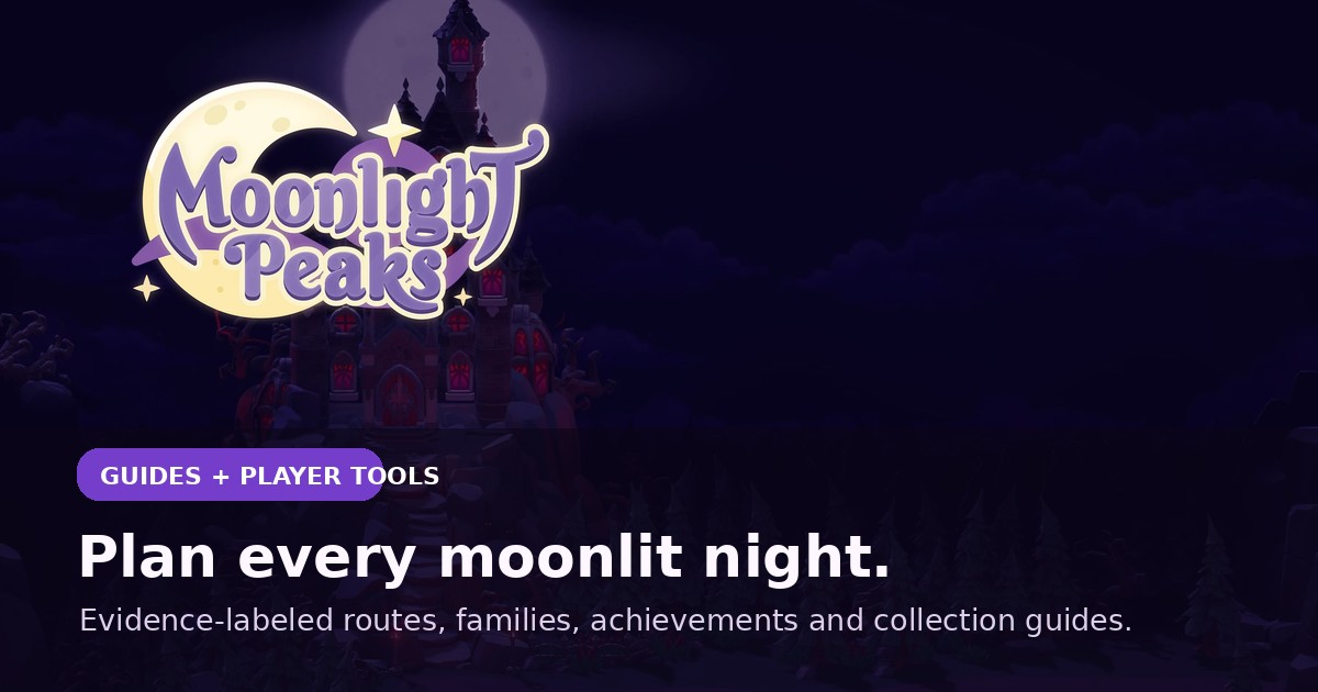 Moonlight Peaks Companion guide artwork.
