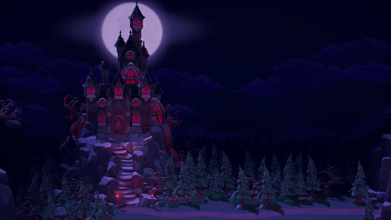 Dracula's castle in Moonlight Peaks