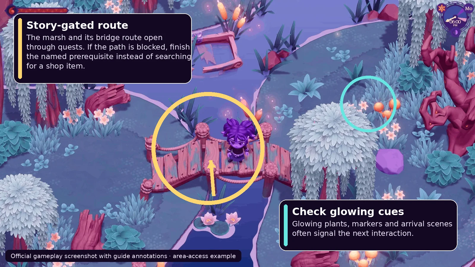 Moonlight Peaks gameplay context for Cartographer